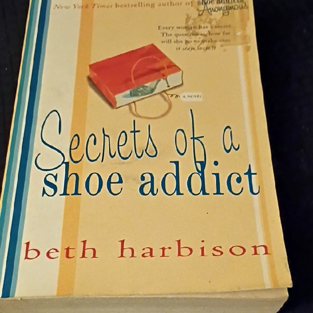 Secrets of a Shoe Addict by - Yellow and Blue Cover